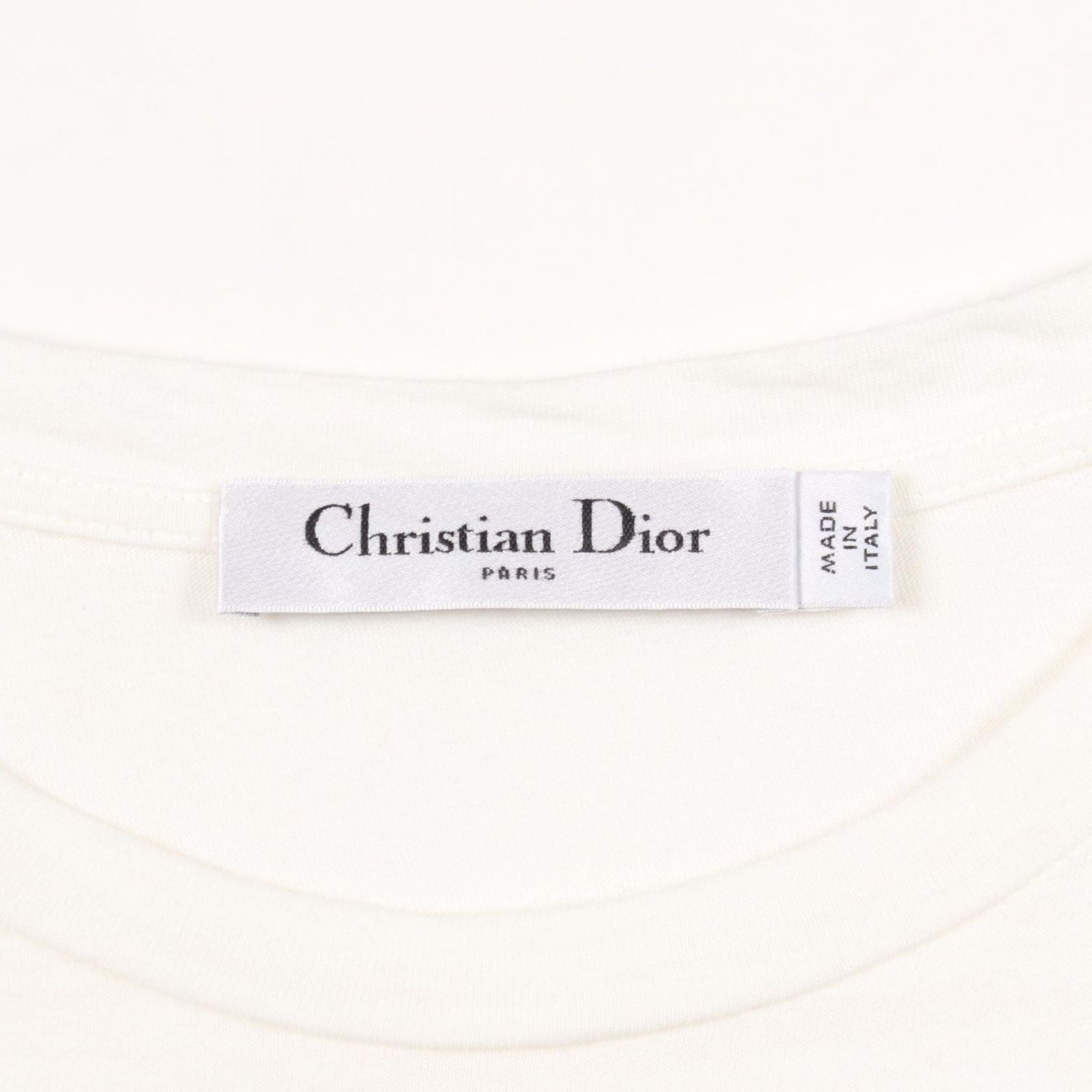 Dior Short Sleeve T-Shirt Signature Band Cotton — view 3