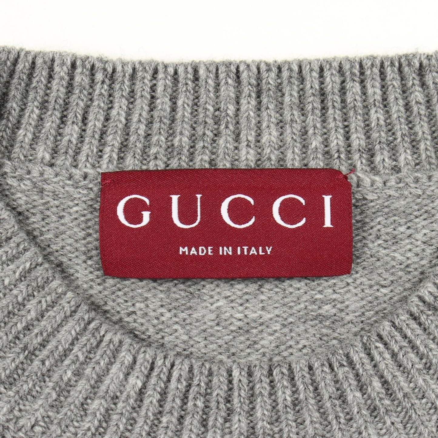 Gucci Knit Yuko Higuchi Interlocking Cat Wool Sweater — view 3