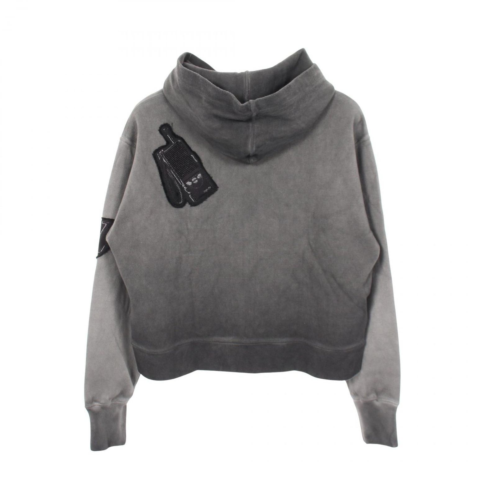 Louis Vuitton Hoodie Logo Patch Qqf Cotton Pullover — view 2