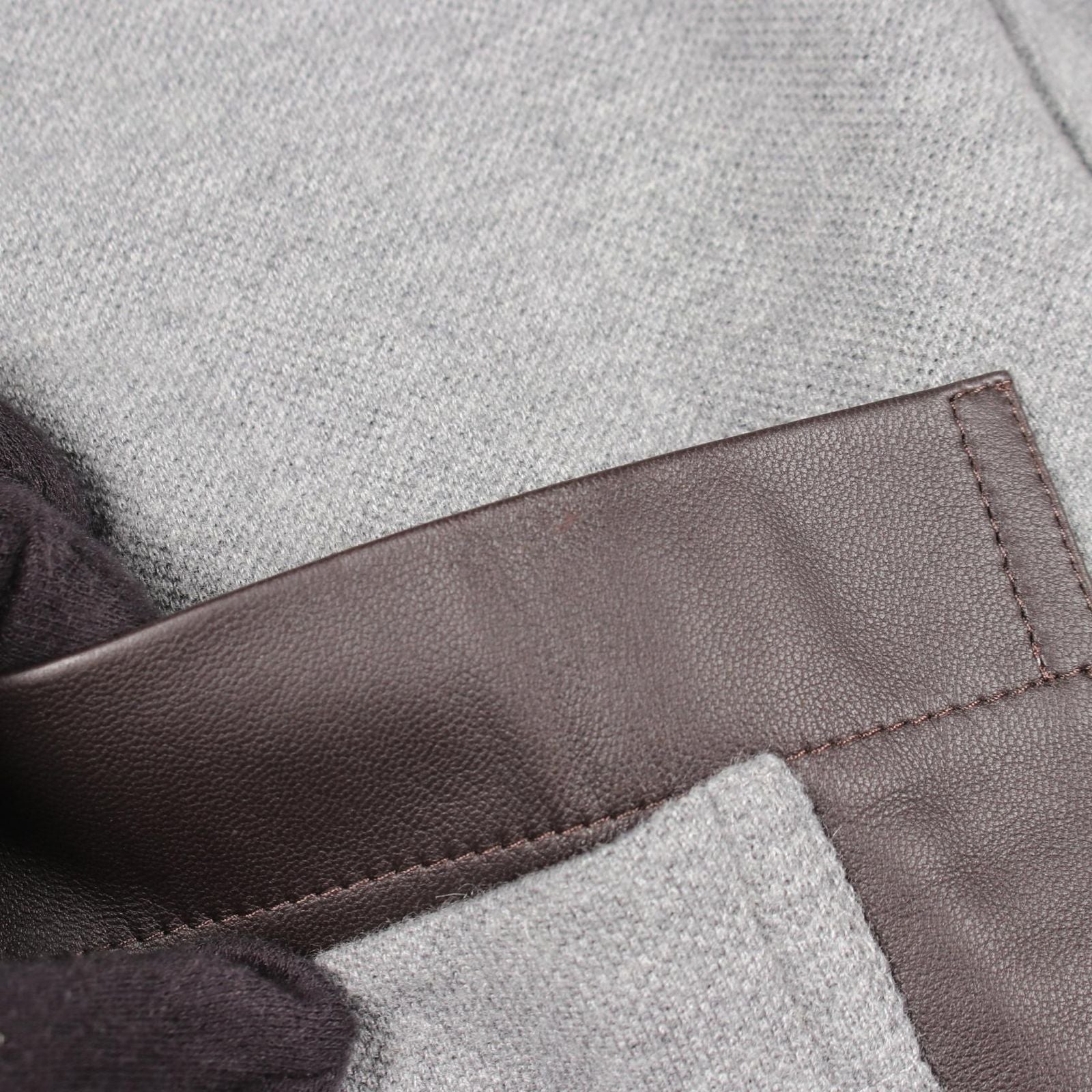 Hermes Long Sleeve T-Shirt Leather with Pocket Cotton — view 5