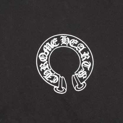 Chrome Hearts Hoodie Horse Shoe Arm Floral Print Cotton Pullover — view 9