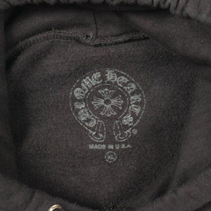 Chrome Hearts Hoodie Horse Shoe Arm Floral Print Cotton Pullover — view 3