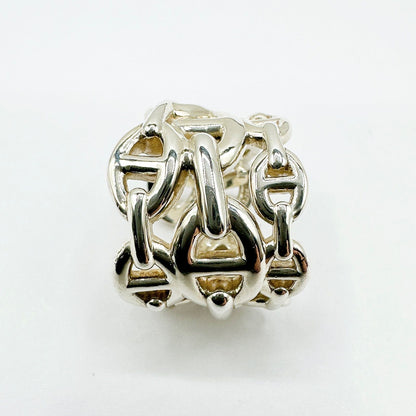Hermes Enchainee Silver Ring — view 2