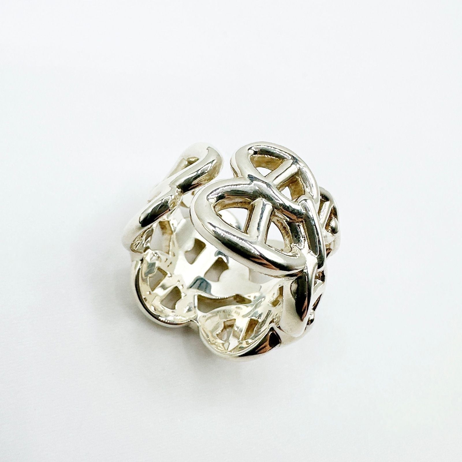 Hermes Enchainee Silver Ring — view 5