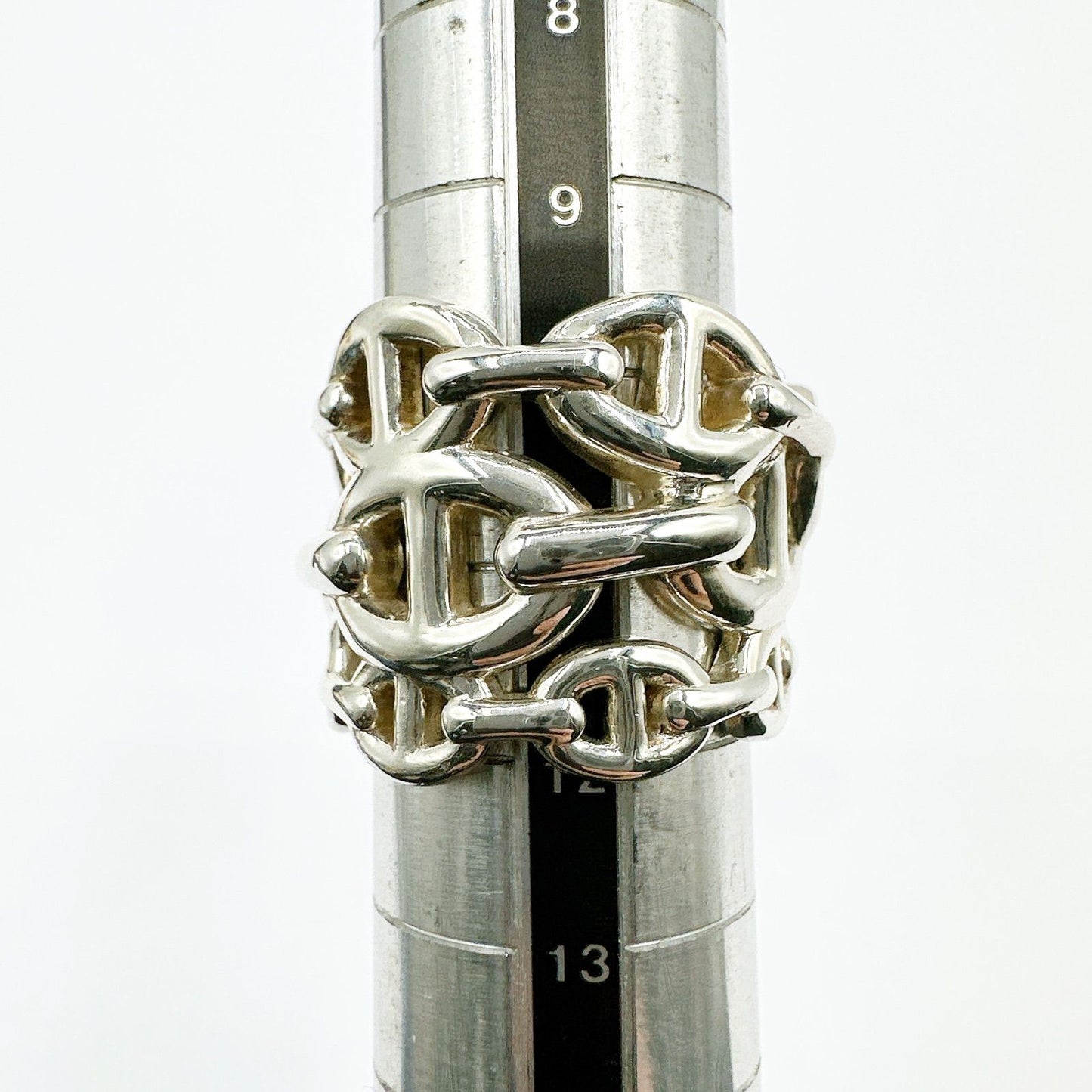 Hermes Enchainee Silver Ring — view 8