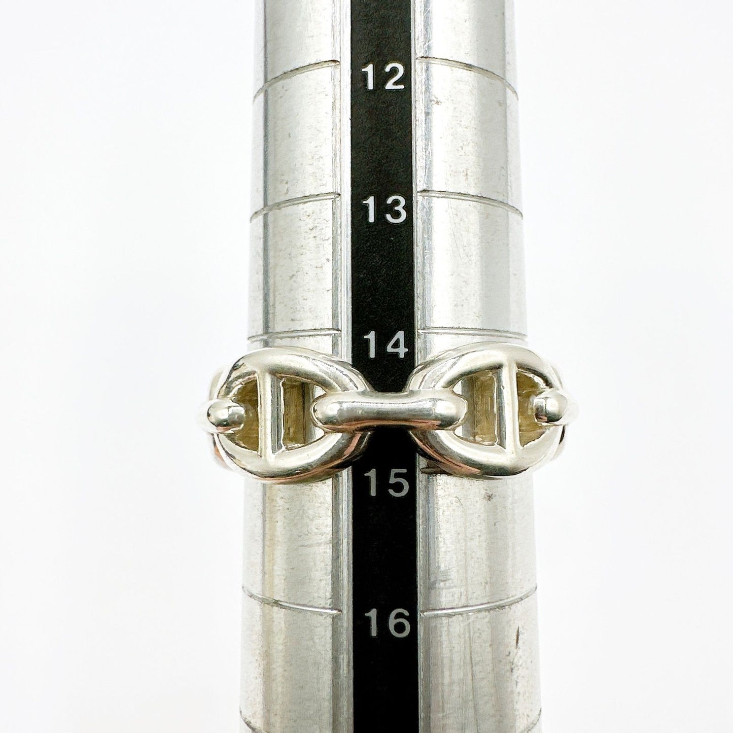 Hermes Chaine D'ancre Silver Ring — view 5