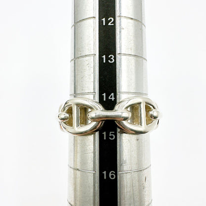 Hermes Chaine D'ancre Silver Ring — view 5