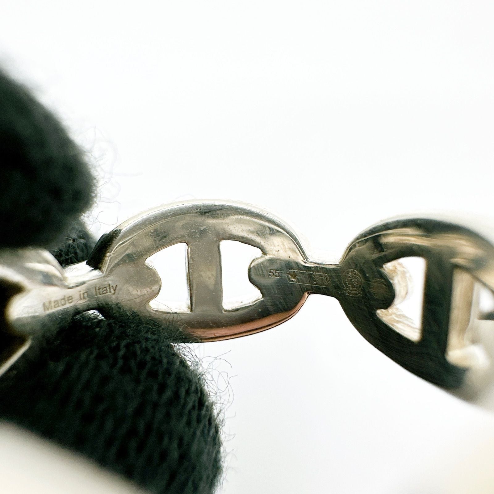 Hermes Chaine D'ancre Silver Ring — view 7