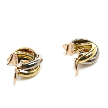 Cartier 18k White Gold 18k Pink 18k Yellow Trinity Classic Earrings — view 4
