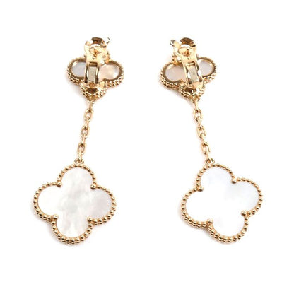 Van Cleef & Arpels 18k Pink Gold Magic Alhambra 2 Motif Mother of Pearl — view 3