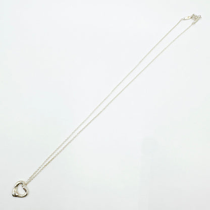 Tiffany & Co Open Heart Silver Necklace 40 cm — view 3