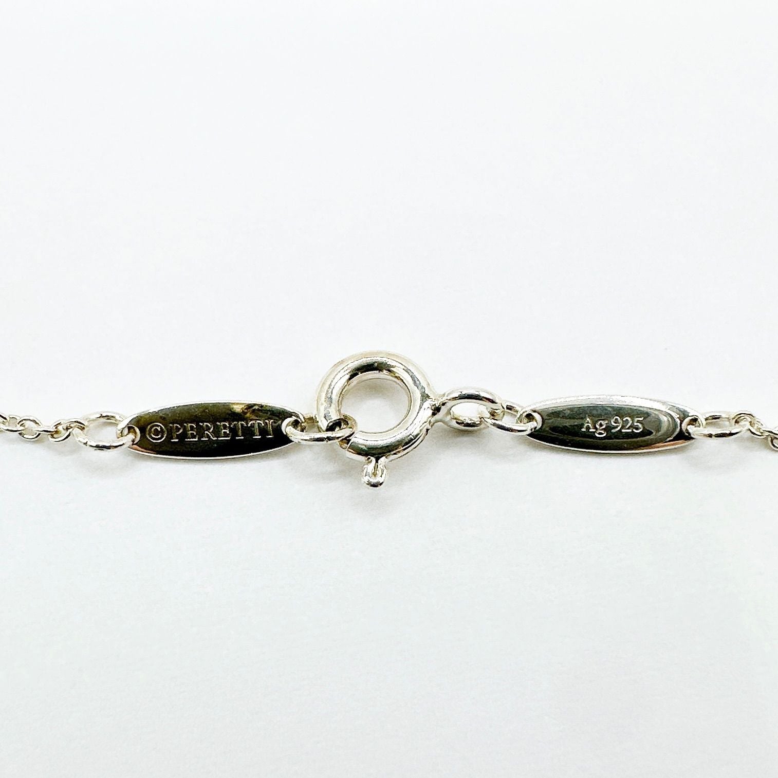 Tiffany & Co Open Heart Silver Necklace 40 cm — view 7