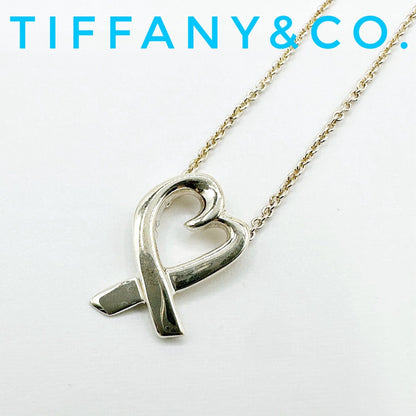 Tiffany & Co Loving Heart Silver Necklace 40 cm
