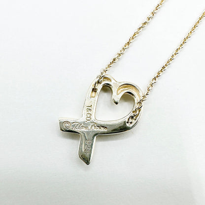 Tiffany & Co Loving Heart Silver Necklace 40 cm — view 2