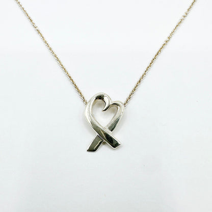 Tiffany & Co Loving Heart Silver Necklace 40 cm — view 6