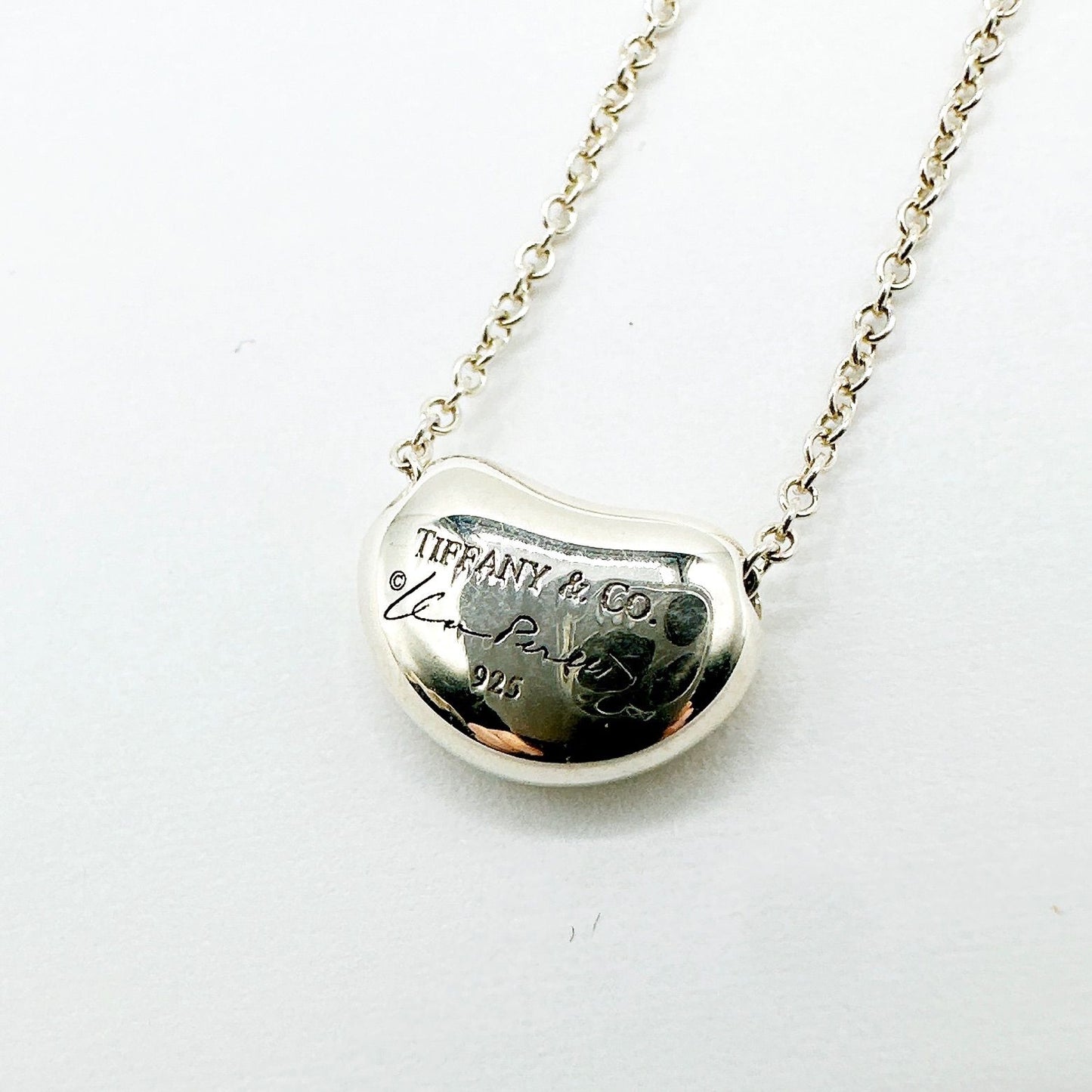 Tiffany & Co Bean Silver Necklace 41.5 cm — view 3