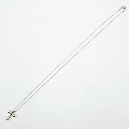 Tiffany & Co Cross Silver Necklace 45 cm — view 7