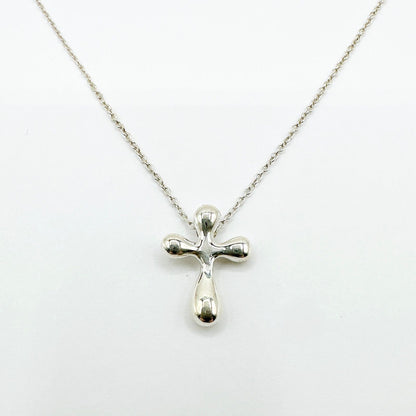 Tiffany & Co Cross Silver Necklace 45 cm — view 6