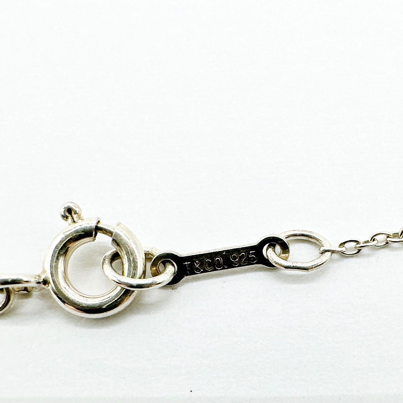 Tiffany & Co Cross Silver Necklace 45 cm — view 4