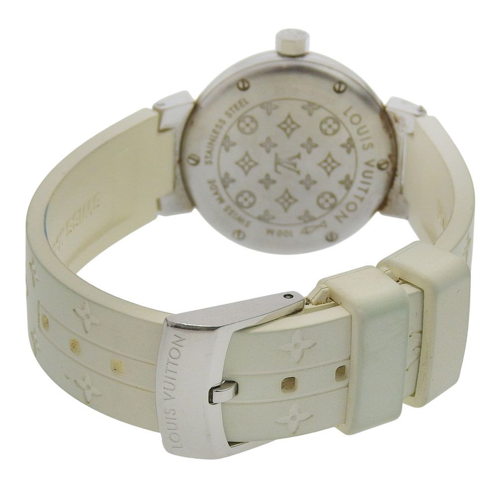 Louis Vuitton Tambu Stainless Steel Mule Kuo Analog Display Brown Dial Watch — view 4