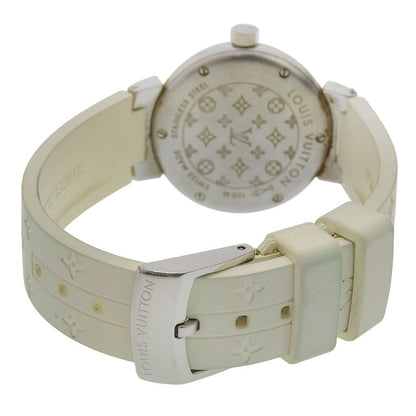 Louis Vuitton Tambu Stainless Steel Mule Kuo Analog Display Brown Dial Watch — view 4