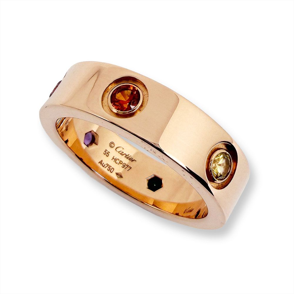 Cartier Multi Stone Love Ring — view 3