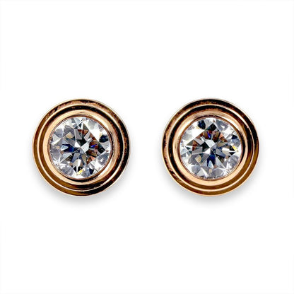 Cartier Damier Earrings Pink