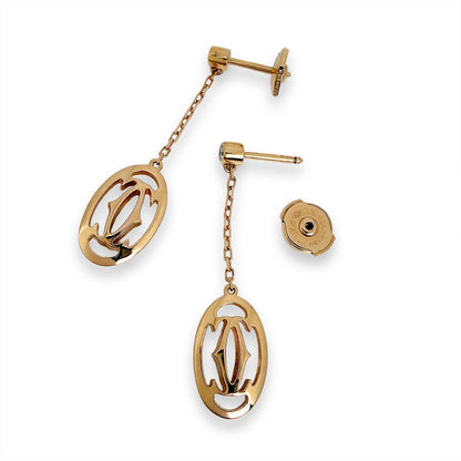 Cartier Logo Double Earrings — view 2