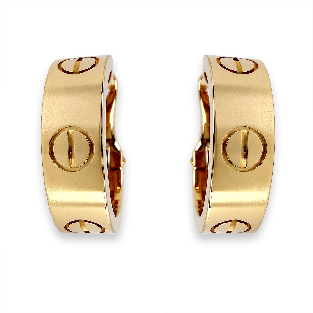 Cartier Love Earrings Gold