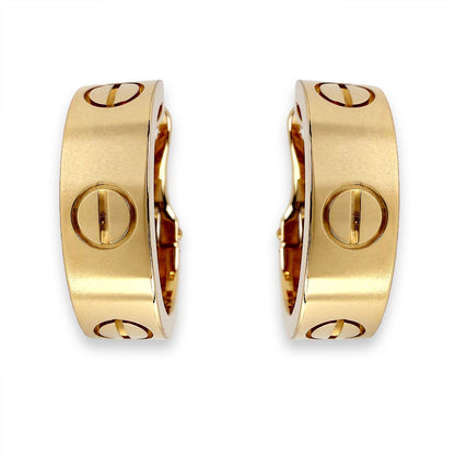 Cartier Love Earrings Gold