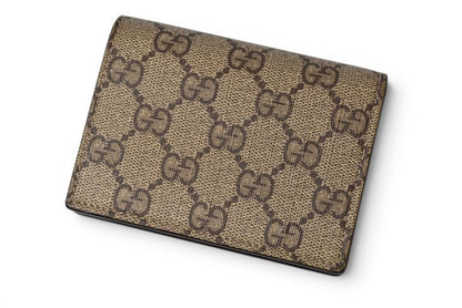 Gucci Mini Wallet Bifold Fold GG Supreme Bananya Print Beige — view 3