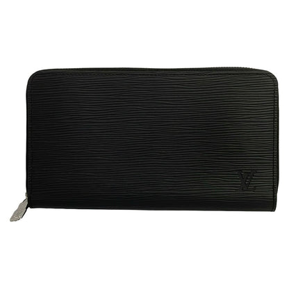 Louis Vuitton Wallet Epi Zippy Organizer NM Noir Leather Cowhide