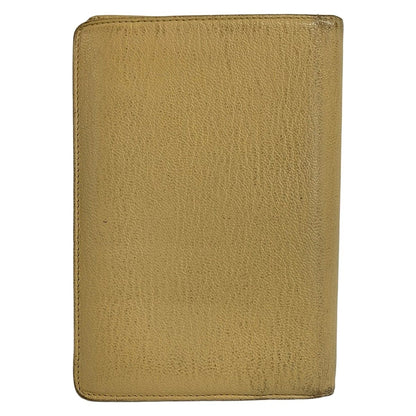 Chanel Bifold Wallet Beige Leather — view 2