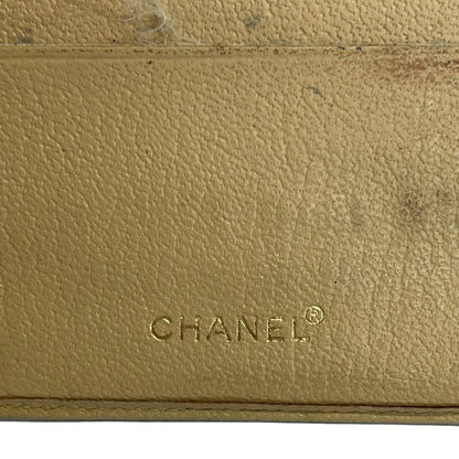 Chanel Bifold Wallet Beige Leather — view 5