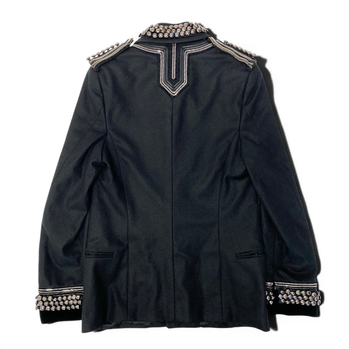 Gucci Dead Runway Studs Chain Decoration Napoleon Jacket 44 Frida Giannini — view 2