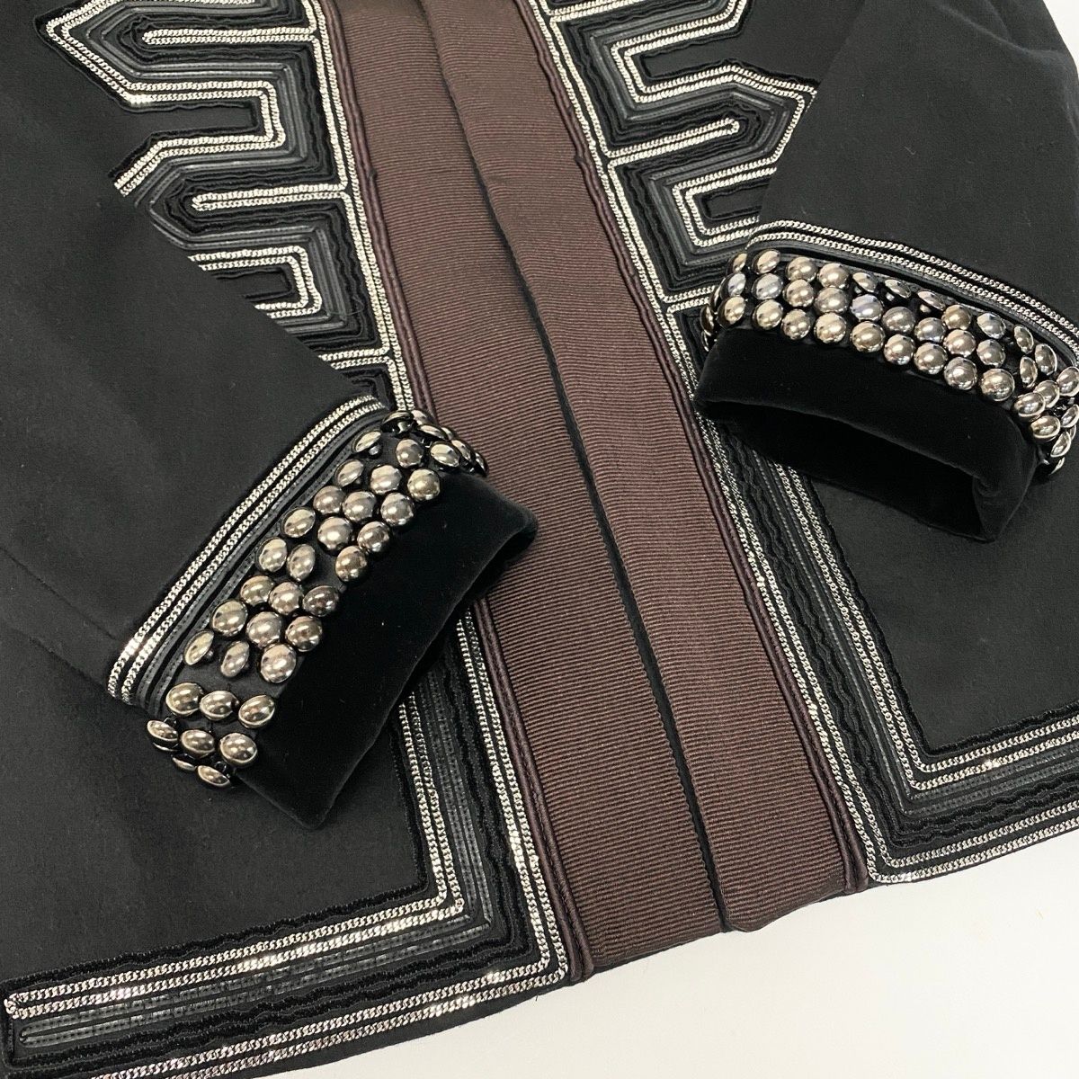 Gucci Dead Runway Studs Chain Decoration Napoleon Jacket 44 Frida Giannini — view 5