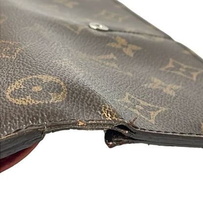 Louis Vuitton Wallet Monogram Portefeuille Marie le Long Fuchsia Leather — view 7