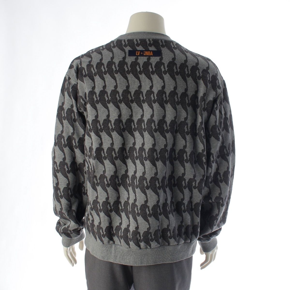 Louis Vuitton Nba LV Logo Sweatshirt Gray — view 4