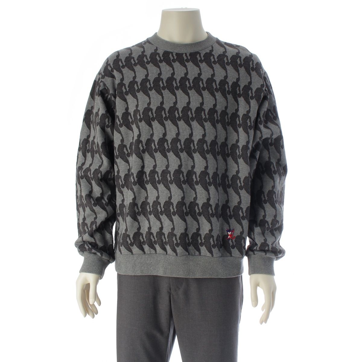 Louis Vuitton Nba LV Logo Sweatshirt Gray