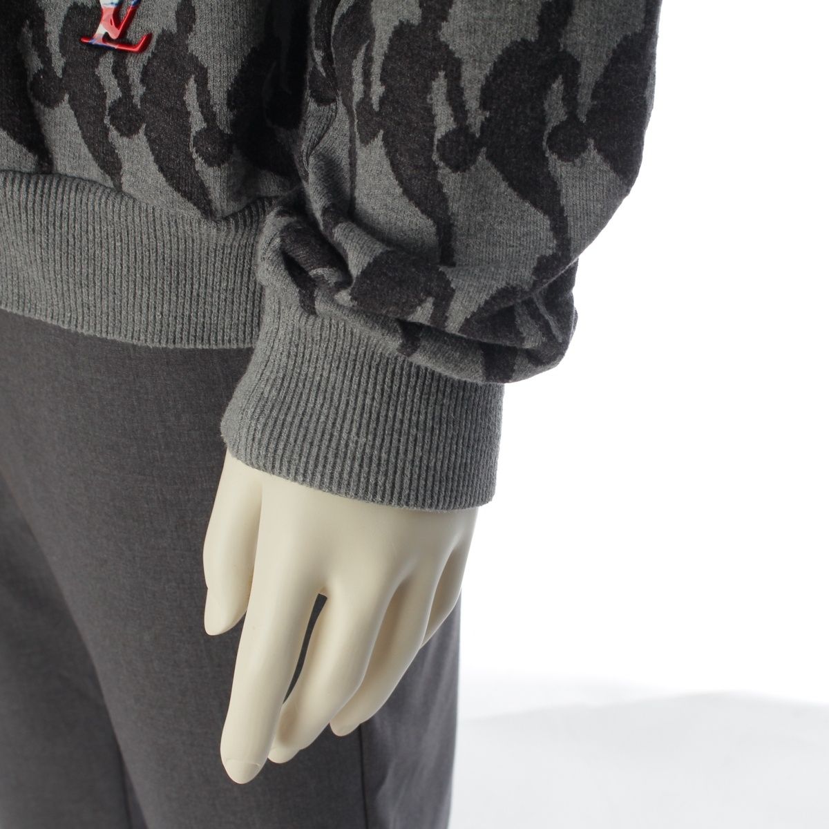 Louis Vuitton Nba LV Logo Sweatshirt Gray — view 6