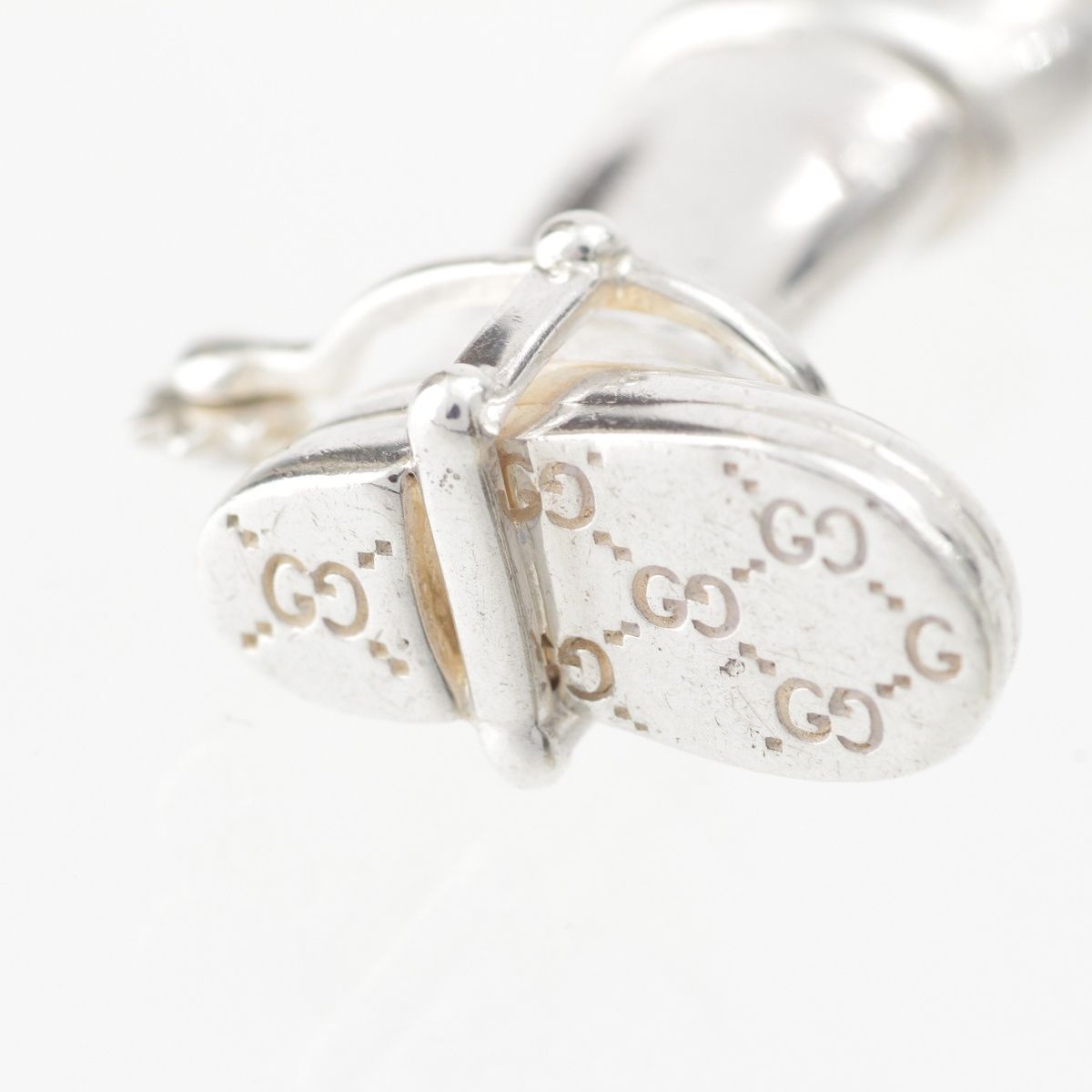 Gucci Boots Motif Chain Necklace 925 Sterling Silver — view 8