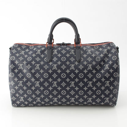 Louis Vuitton Keepall Bandouliere 50 Monogram Ink Upside Down Jacket Boston — view 3