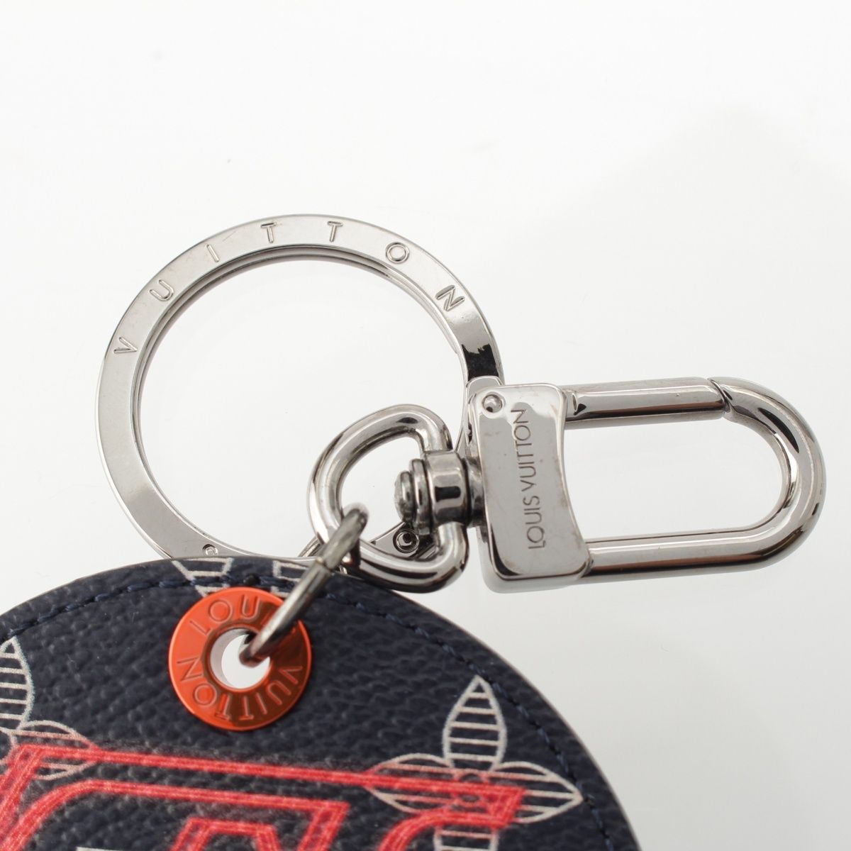 Louis Vuitton Monogram Ink Upside Down Jacket Key Holder Navy — view 5