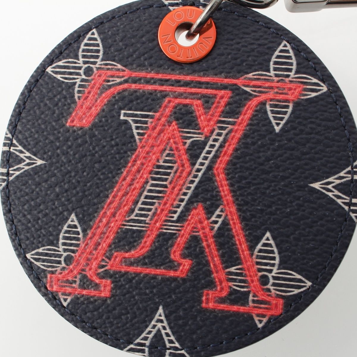 Louis Vuitton Monogram Ink Upside Down Jacket Key Holder Navy — view 3