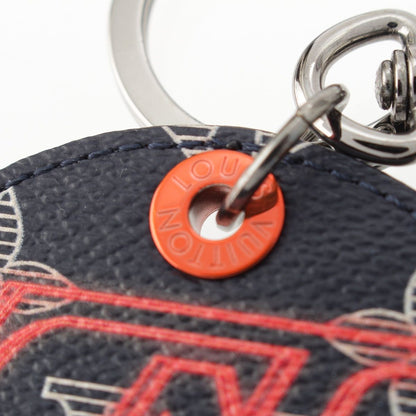 Louis Vuitton Monogram Ink Upside Down Jacket Key Holder Navy — view 4