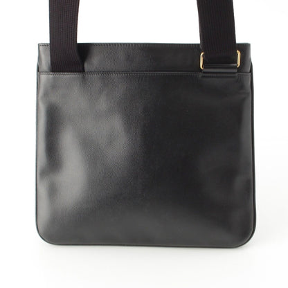 Saint Laurent Crossbody Leather Shoulder Bag Black — view 4
