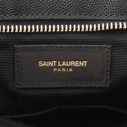 Saint Laurent Crossbody Leather Shoulder Bag Black — view 7