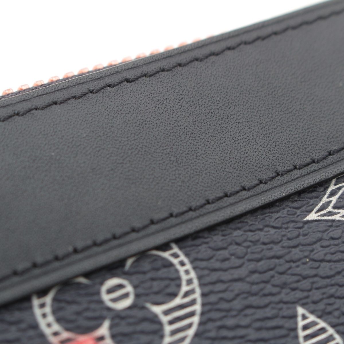 Louis Vuitton Pochette Apollo PM Monogram Ink Zip Pouch Navy — view 7