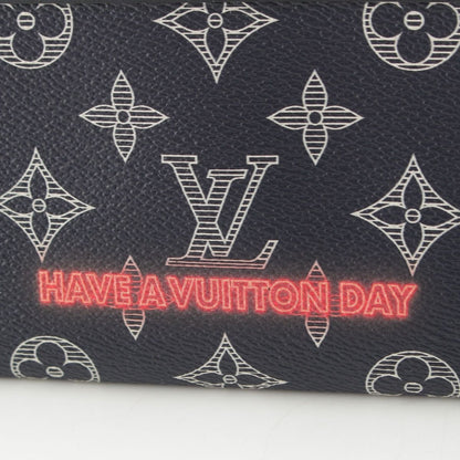 Louis Vuitton Pochette Apollo PM Monogram Ink Zip Pouch Navy — view 5