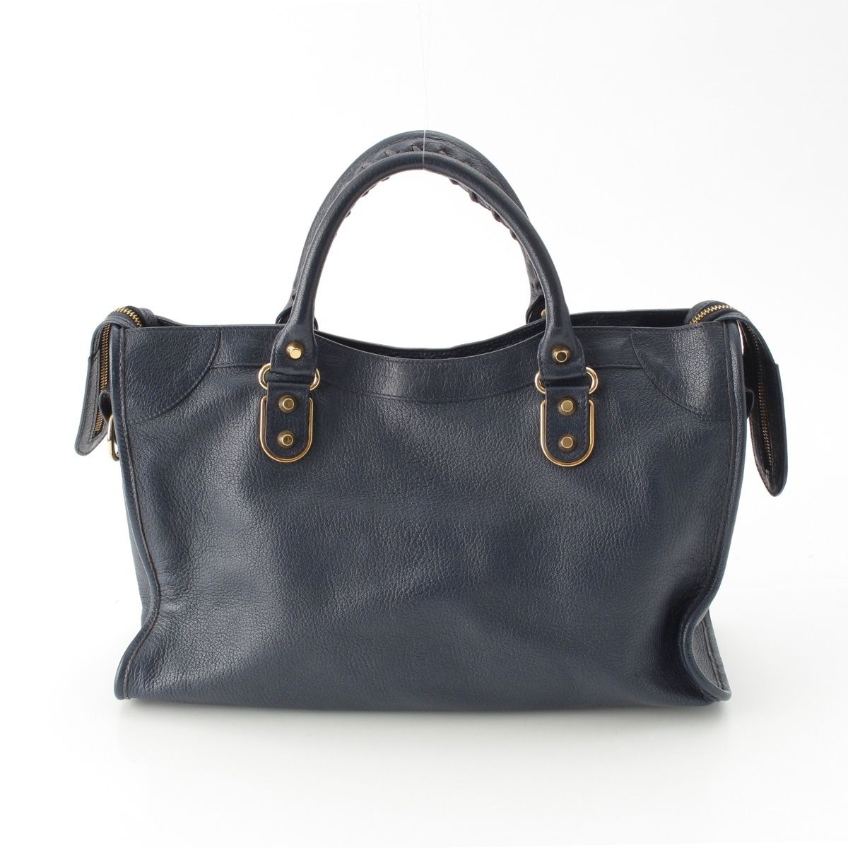 Balenciaga the City Leather 2-Way Shoulder Handbag Blue — view 4